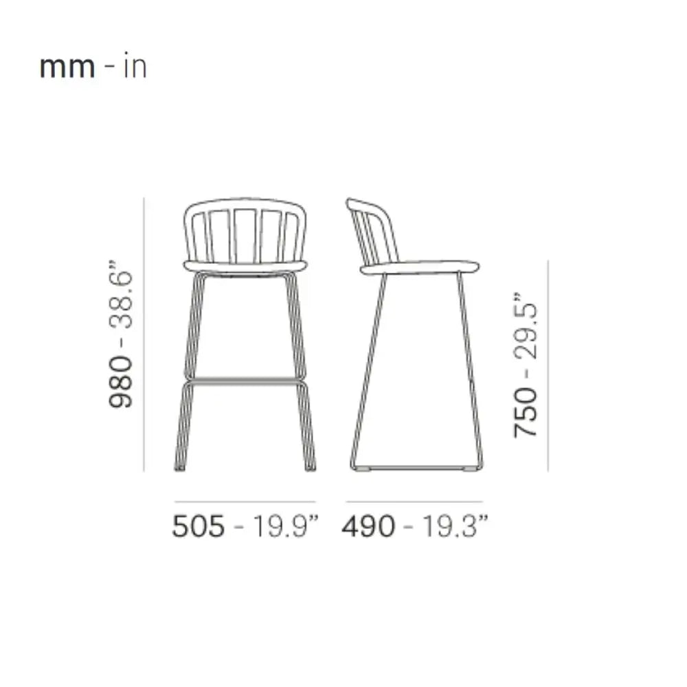 Pedrali Bar Stool NYM 2858
