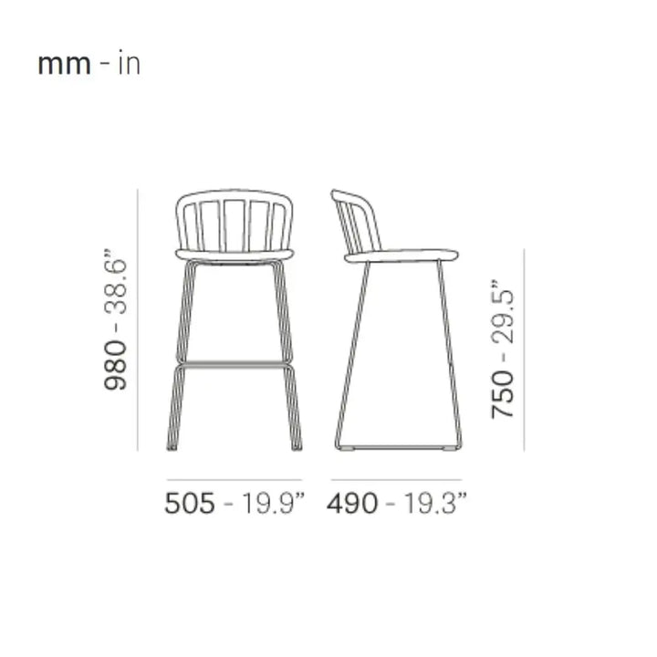 Pedrali Bar Stool NYM 2858