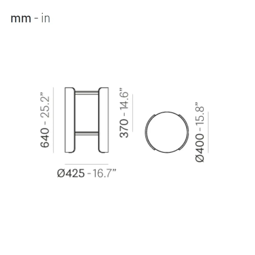 Pedrali Coffee Table PARENTHESIS Marble