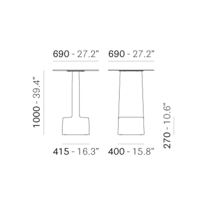 Pedrali Table SERIF