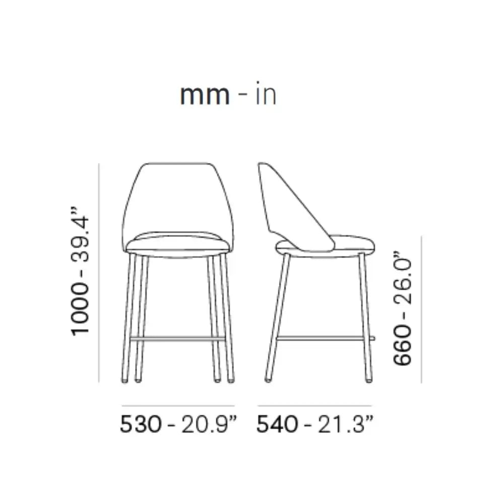 Pedrali Bar Stool Vic Metal 659