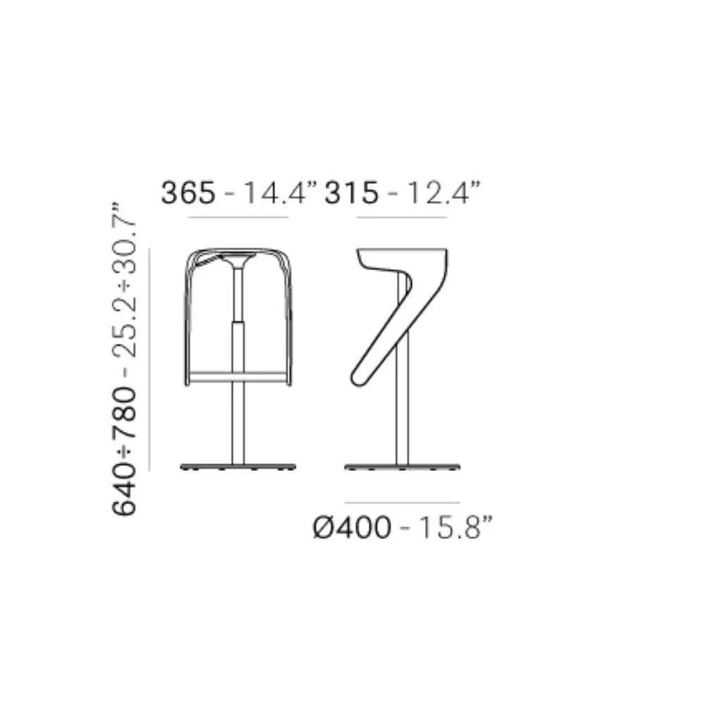Pedrali Bar Stool Woody 495