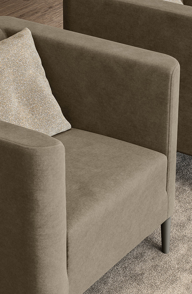 Quadrifoglio Arte 2-seater sofa