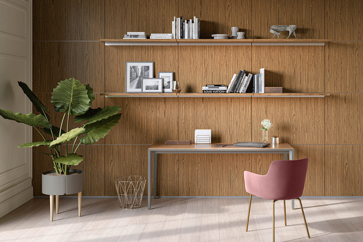 Quadrifoglio P1 Boiserie wall paneling W 303 × H 227 cm