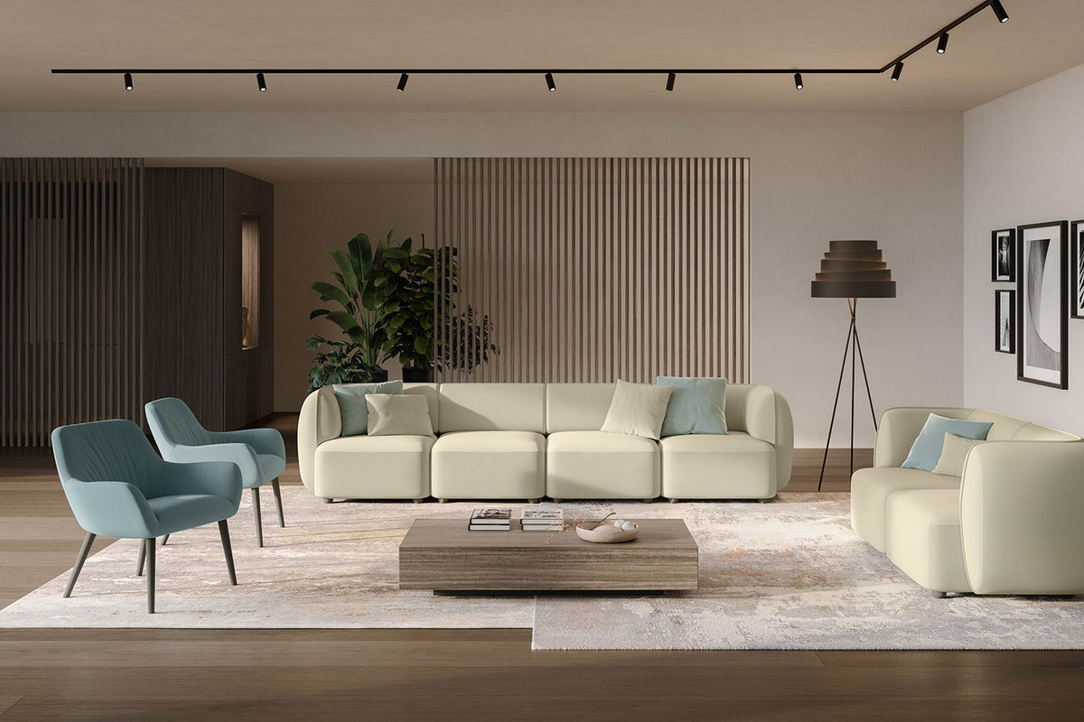 Quadrifoglio Anytime modular sofa, 1 seat