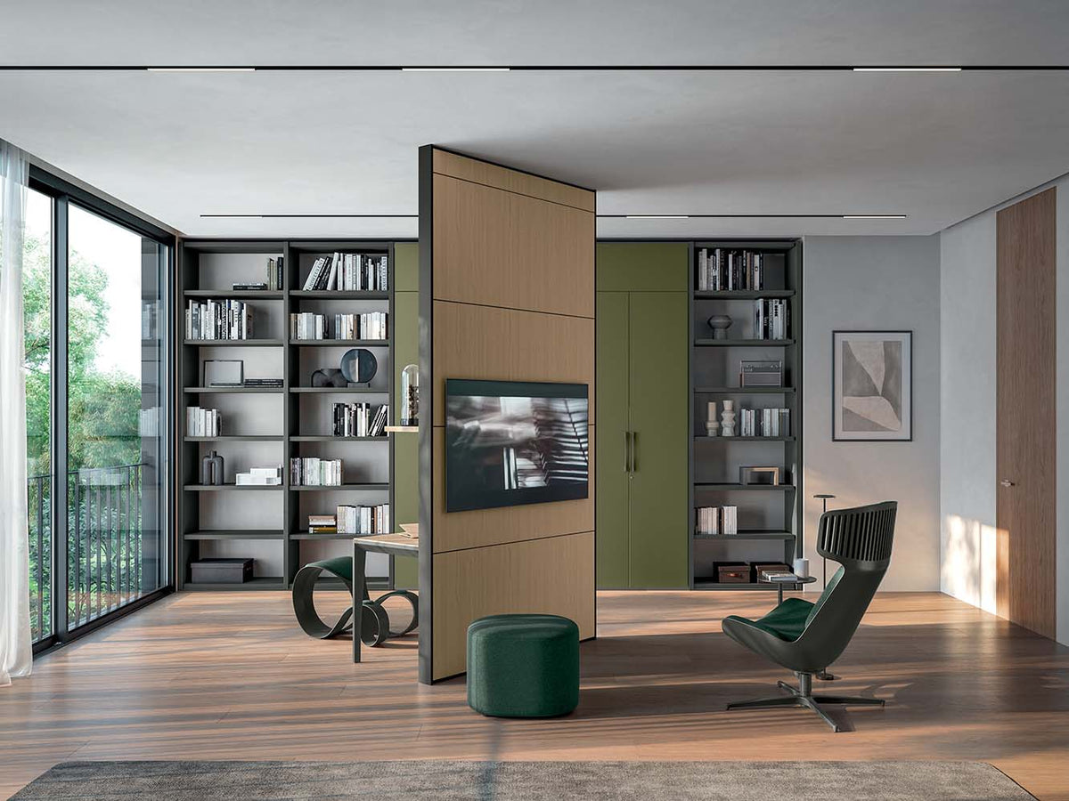 Quadrifoglio Cleopas low armchair, padded shell