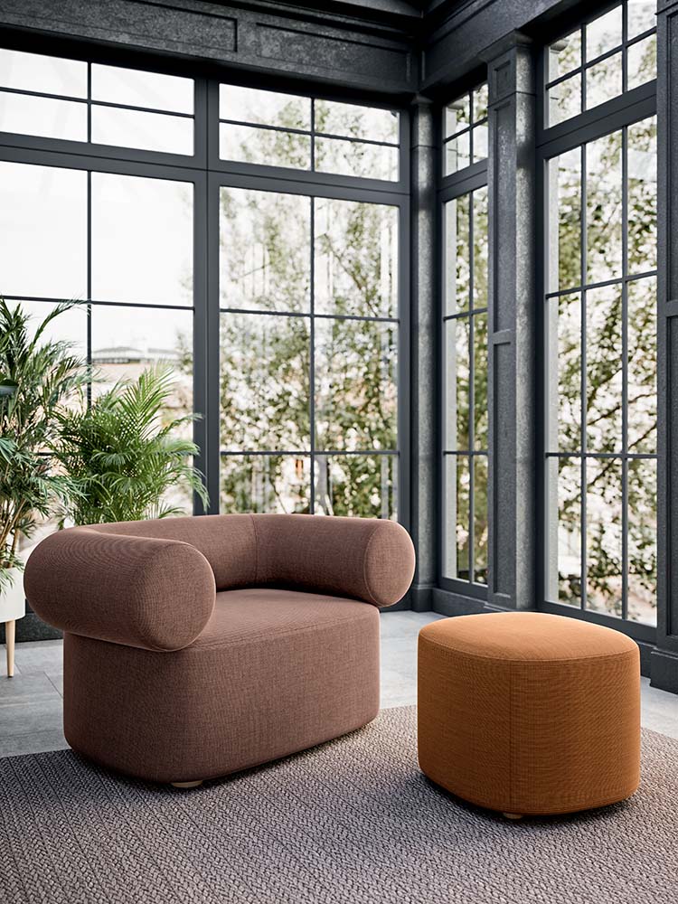 Quadrifoglio Abbey pouf small