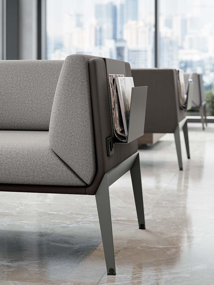 Quadrifoglio Accord 2-seater high-back sofa