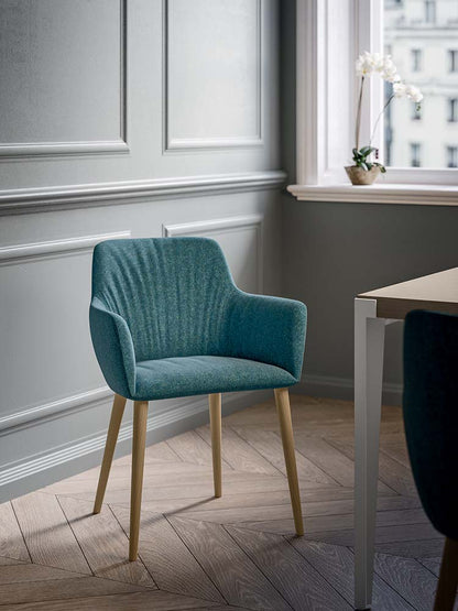 Quadrifoglio City Déco chair, cantilever base