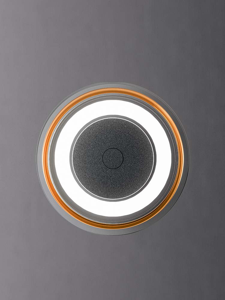 Quadrifoglio CD LED circular, wall, matte black
