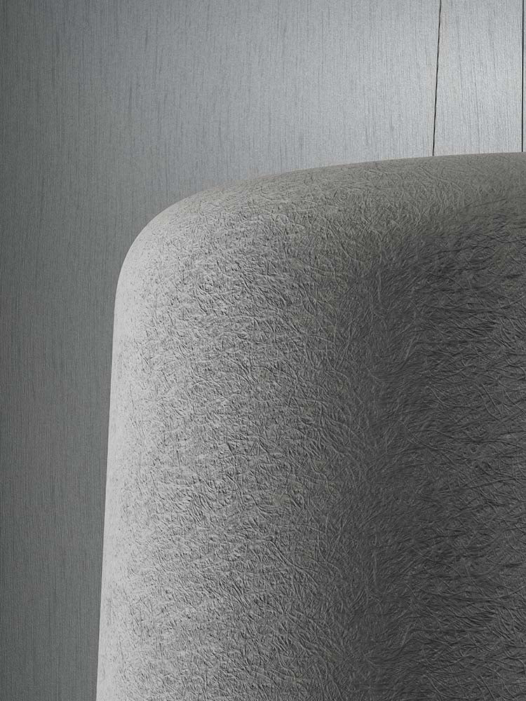 Quadrifoglio Ola wall/ceiling, black goffratino