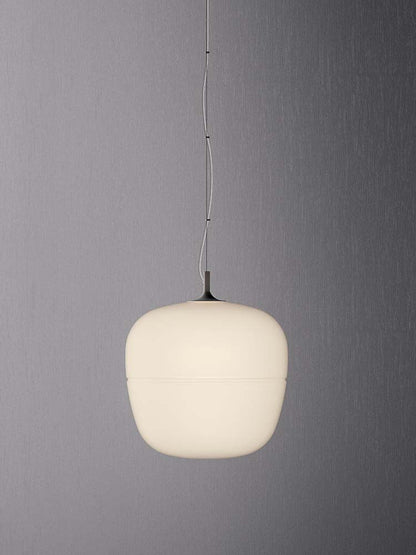 Quadrifoglio Afra, suspension, white acid-etched glass