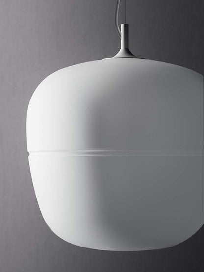 Quadrifoglio Afra, suspension, white acid-etched glass