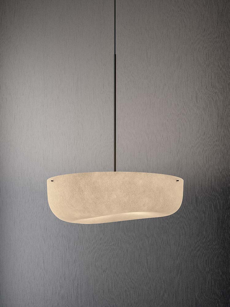 Quadrifoglio Ola Fly pendant, black goffratino
