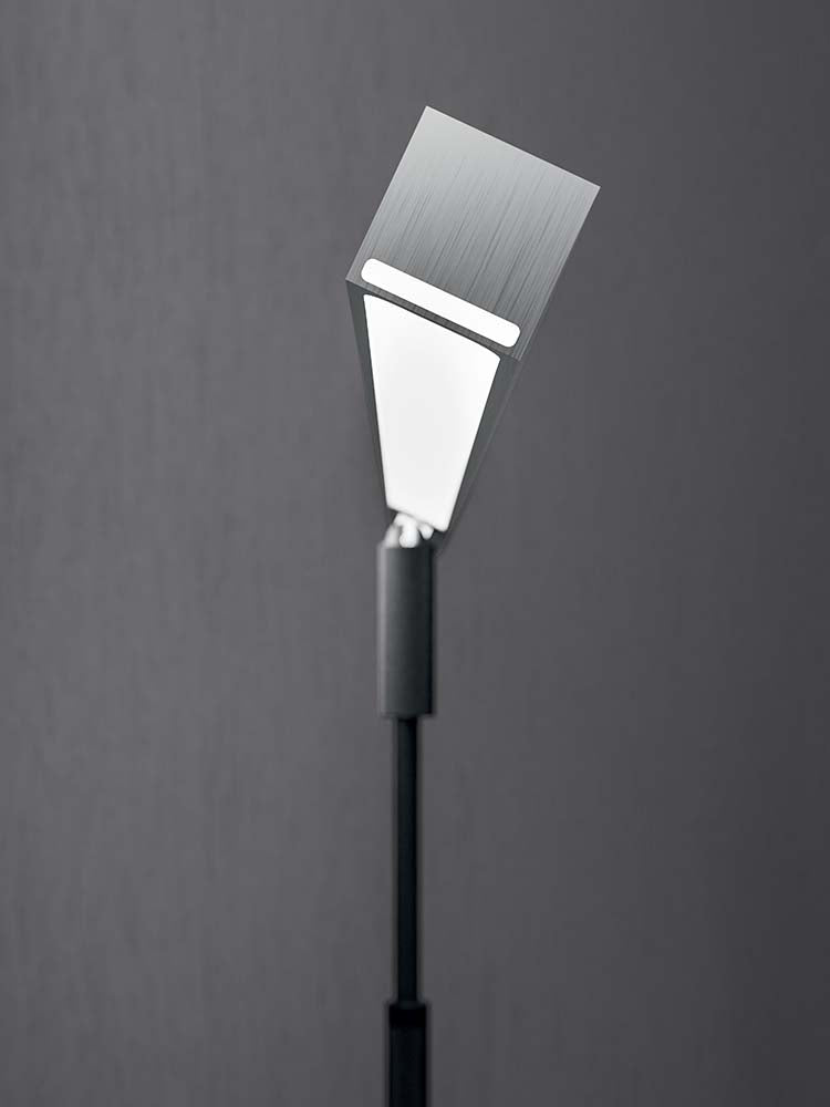Quadrifoglio Ministick, floor, brushed aluminium