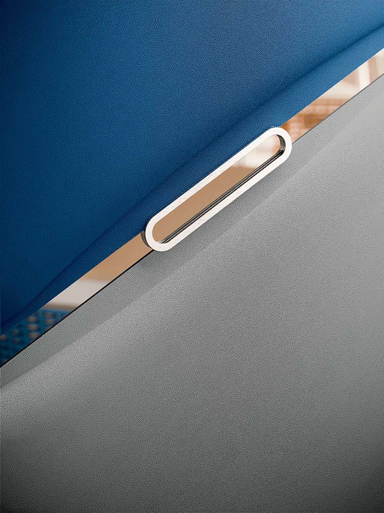 Quadrifoglio LightSound Triangle, direct/indirect light, suspension