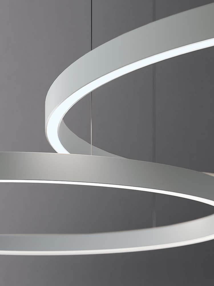 Quadrifoglio Planet pendant 90, down and up light
