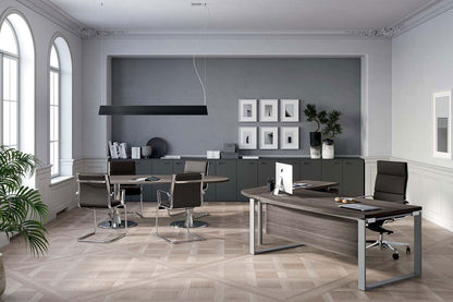 Quadrifoglio X-TimeWork Bow front desk