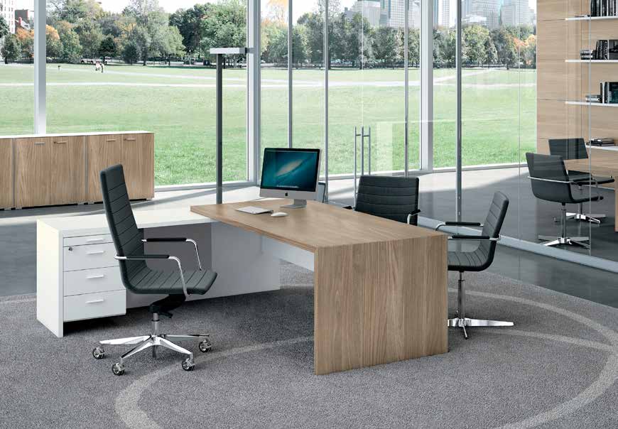 Quadrifoglio Group Dahlia high-back, mid-back and visitor chairs — manufacturer photograph