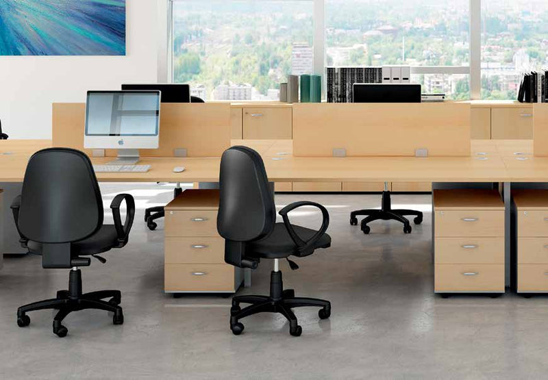 Quadrifoglio Group Open high-back and mid-back chair range — manufacturer photograph