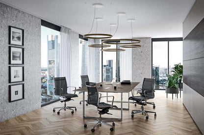 Quadrifoglio Dekora Soft mid back fully upholstered chair