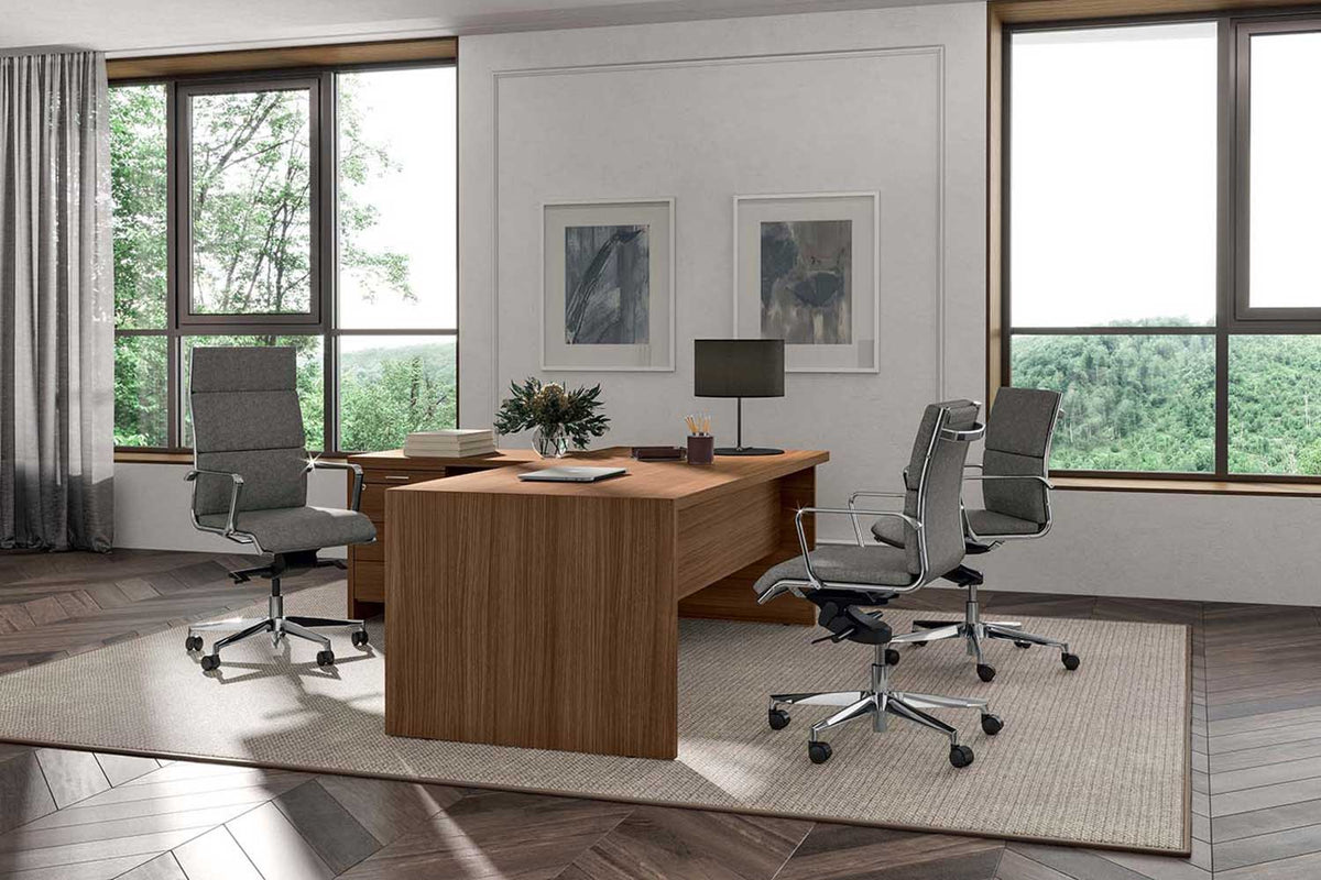 Quadrifoglio Dekora Soft mid back fully upholstered chair