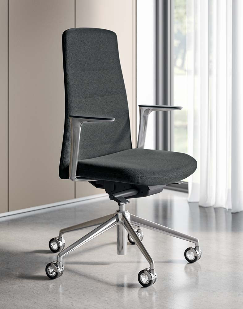 Quadrifoglio Diade 24h high back chair
