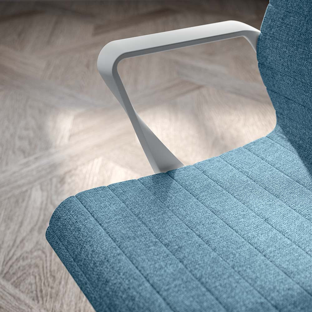 Quadrifoglio Dinamica Soft high back fully upholstered chair