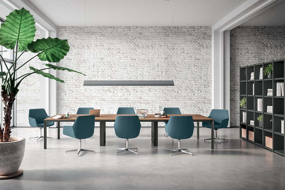 Quadrifoglio Dune swivel visitor chair