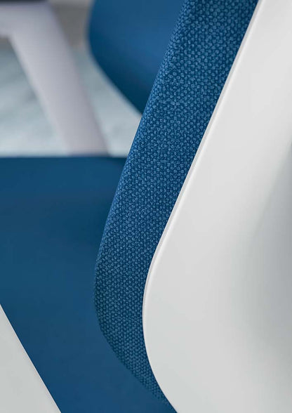 Quadrifoglio Oxygen mid back chair, upholstered back