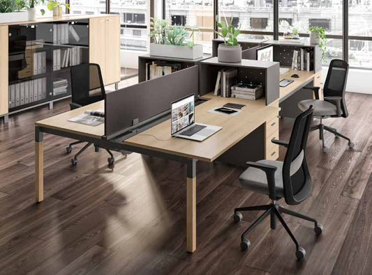 Quadrifoglio Group X4 workstation range — manufacturer photograph; selected unit and configuration apply