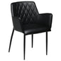 DAN-FORM Chair ROMBO · Black artificial leather · 1