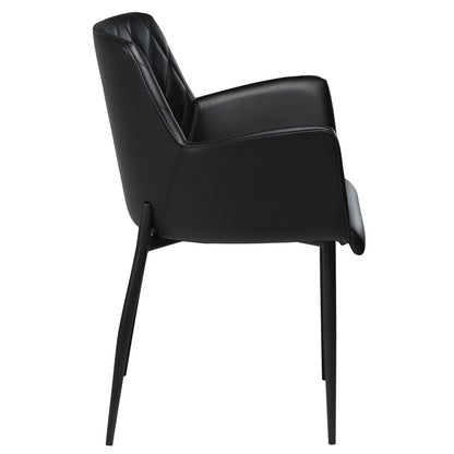 DAN-FORM Chair ROMBO · Black artificial leather · 3