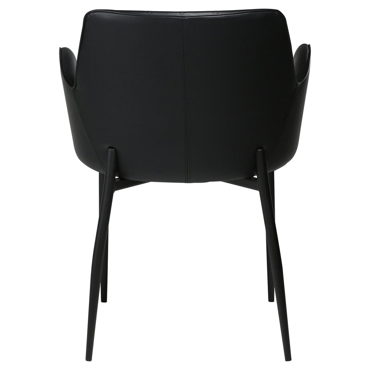 DAN-FORM Chair ROMBO · Black artificial leather · 4