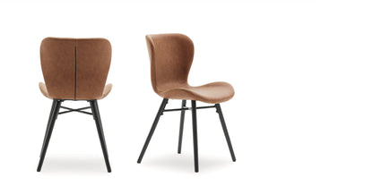 Devina Nais Dining Chair Gloves — Cognac — product view