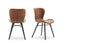Devina Nais Dining Chair Gloves — Cognac — product view