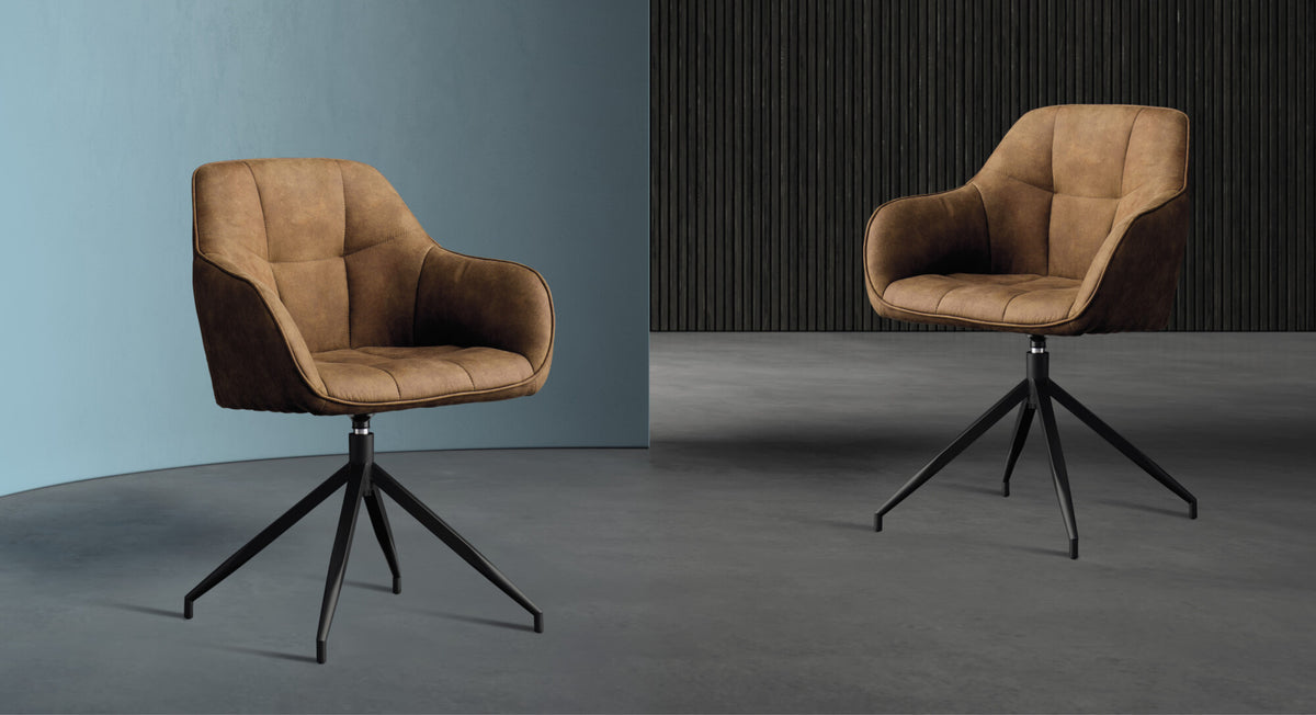 Devina Nais Dining Chair James Roll — Cammello — additional view