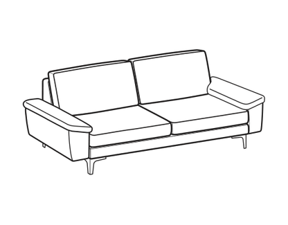 LeComfort Sofa SFINGE EASY – 2-seater sofa