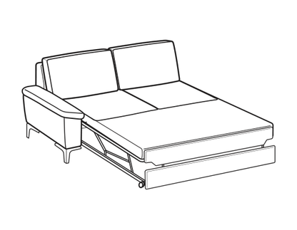 LeComfort Modular Sofa SFINGE EASY – 2-seater lateral Left