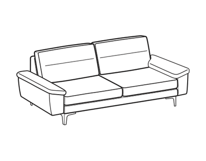 LeComfort Sofa SFINGE MID – 2-seater sofa