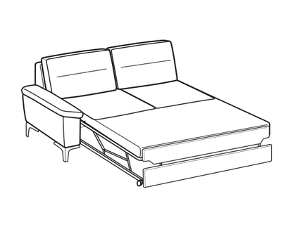 LeComfort Modular Sofa SFINGE MID – 2-seater lateral Left