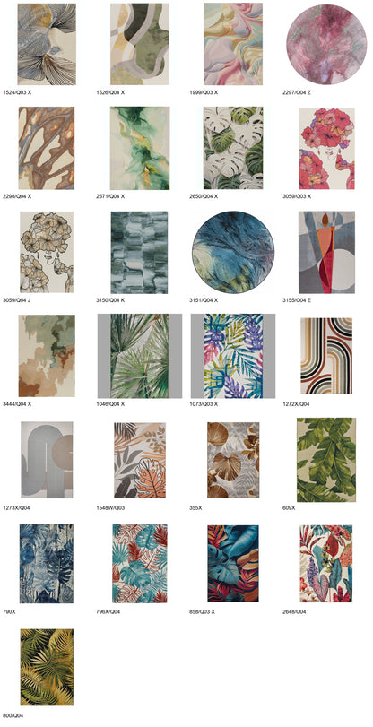 SITAP AMAZZONIA — colour and design choices, labelled manufacturer photographs