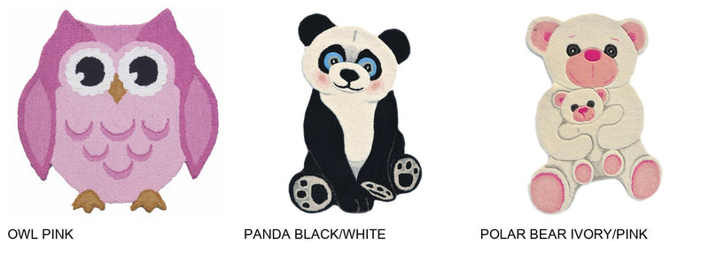 SITAP ANIMALS — colour and design choices, labelled manufacturer photographs