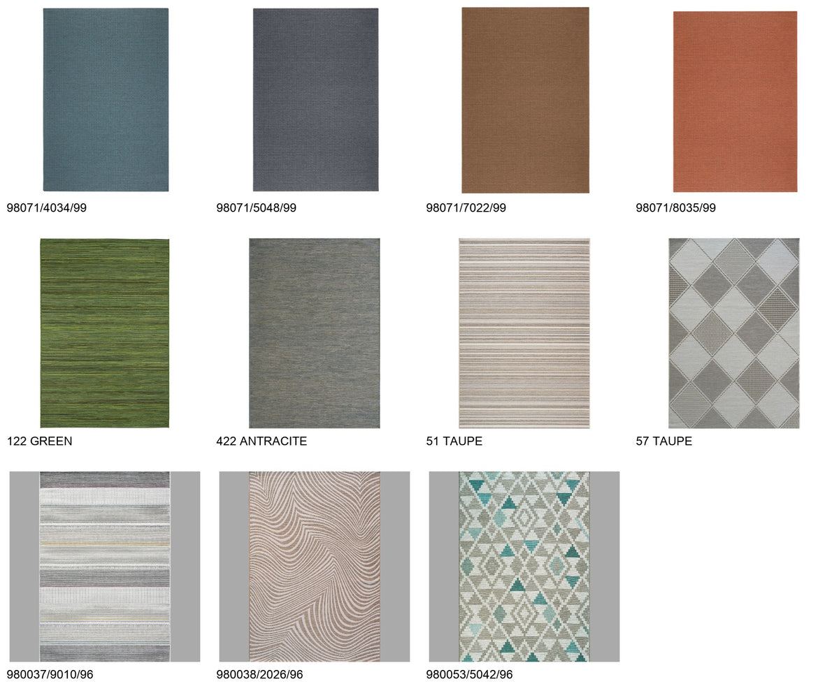 SITAP BRIGHTON — colour and design choices, labelled manufacturer photographs