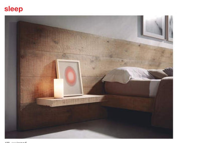 Sleep Headboard Shelf - Cool Wood