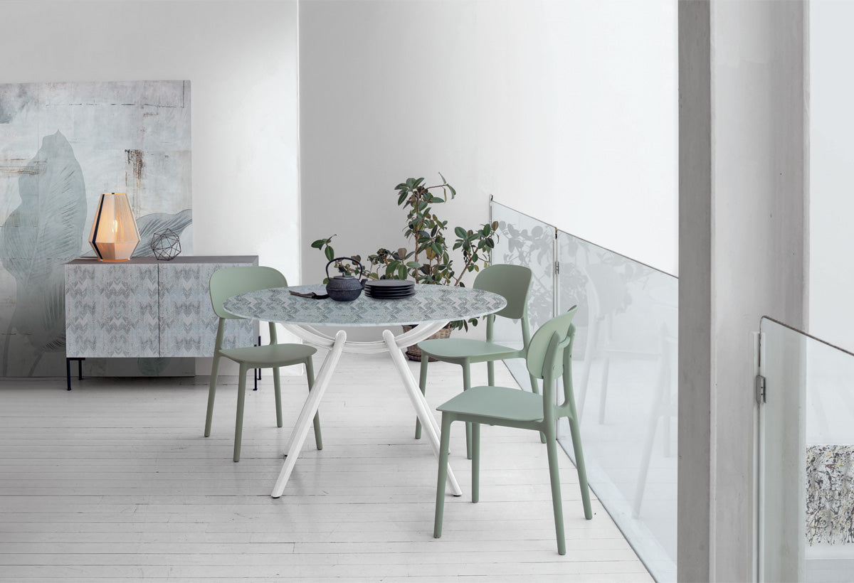 Target Point Dining Table Smile 120 — Fixed Round — product view 2