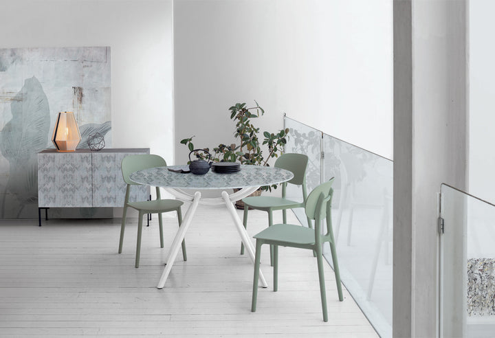 Target Point Dining Table Smile 120 — Extendable Round — product view 2