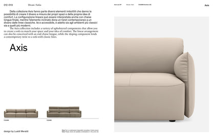 Calligaris Sofa Axis Low