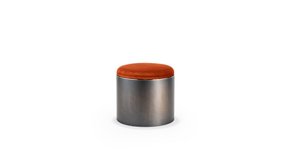 TAU 40 STEEL POUF — Reflex