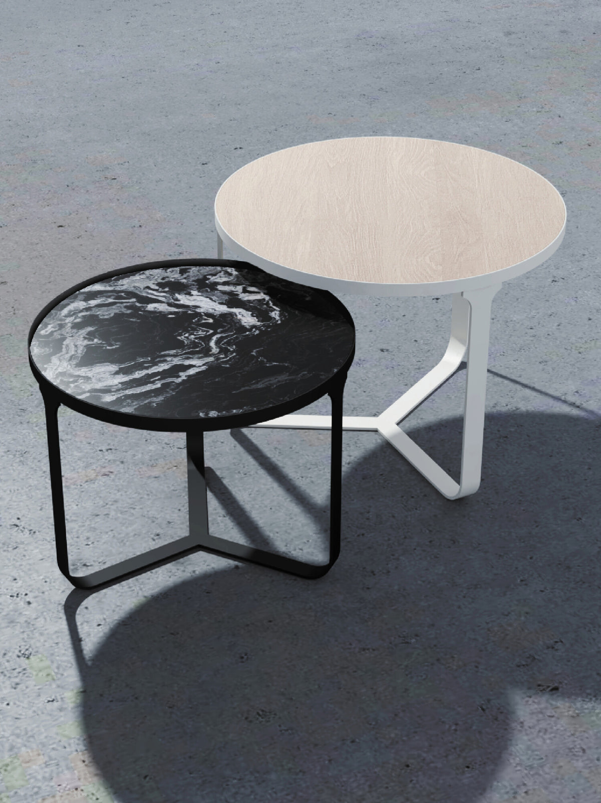 Devina Nais Coffee Table Axys — manufacturer example sizes and finishes; price per selected single table